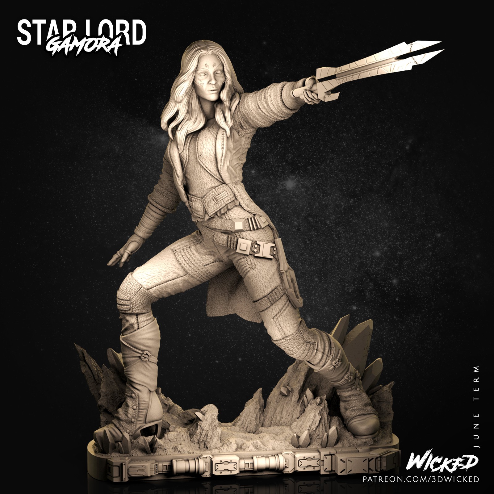 Marvel Gamora Sculpture