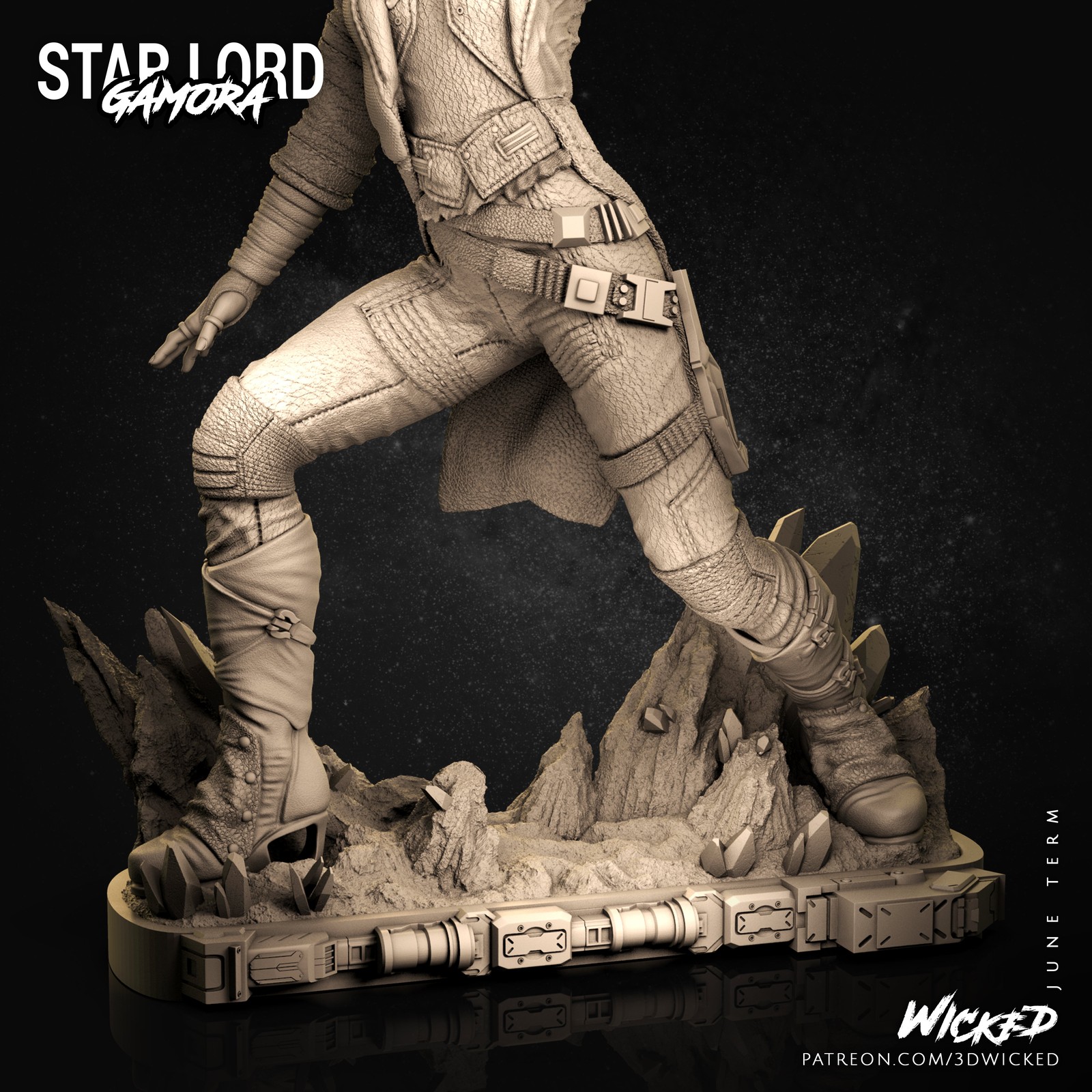 Marvel Gamora Sculpture - Image 3