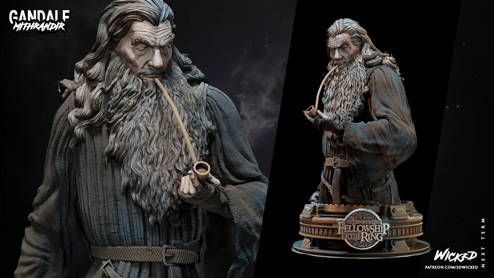 Gandalf The Fellowship of the Ring - Bust (The Lord of the Rings)