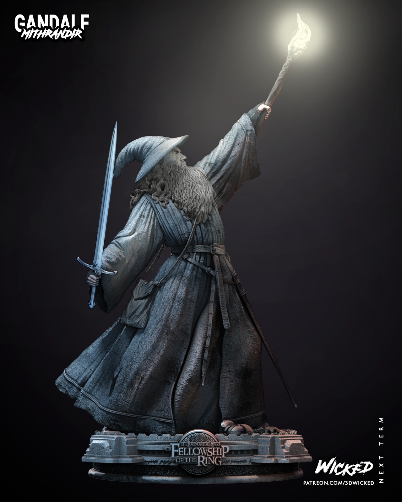 Gandalf Sculpture - Image 3