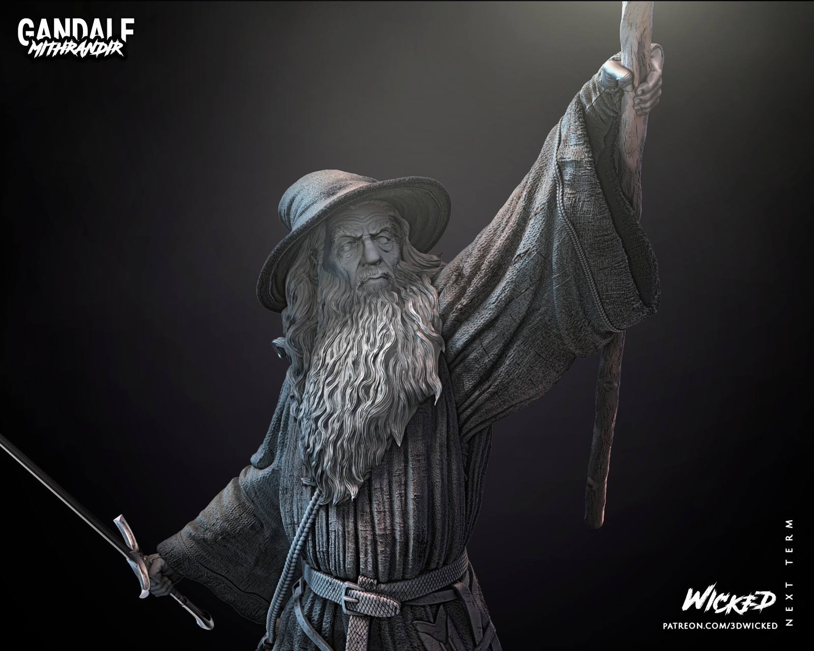 Gandalf Sculpture - Image 5