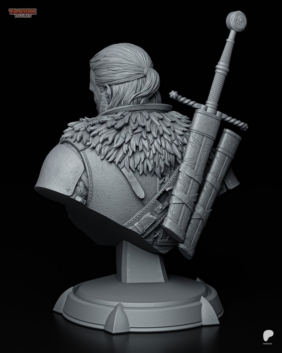 Geralt - The Witcher 3 - Bust - Image 3