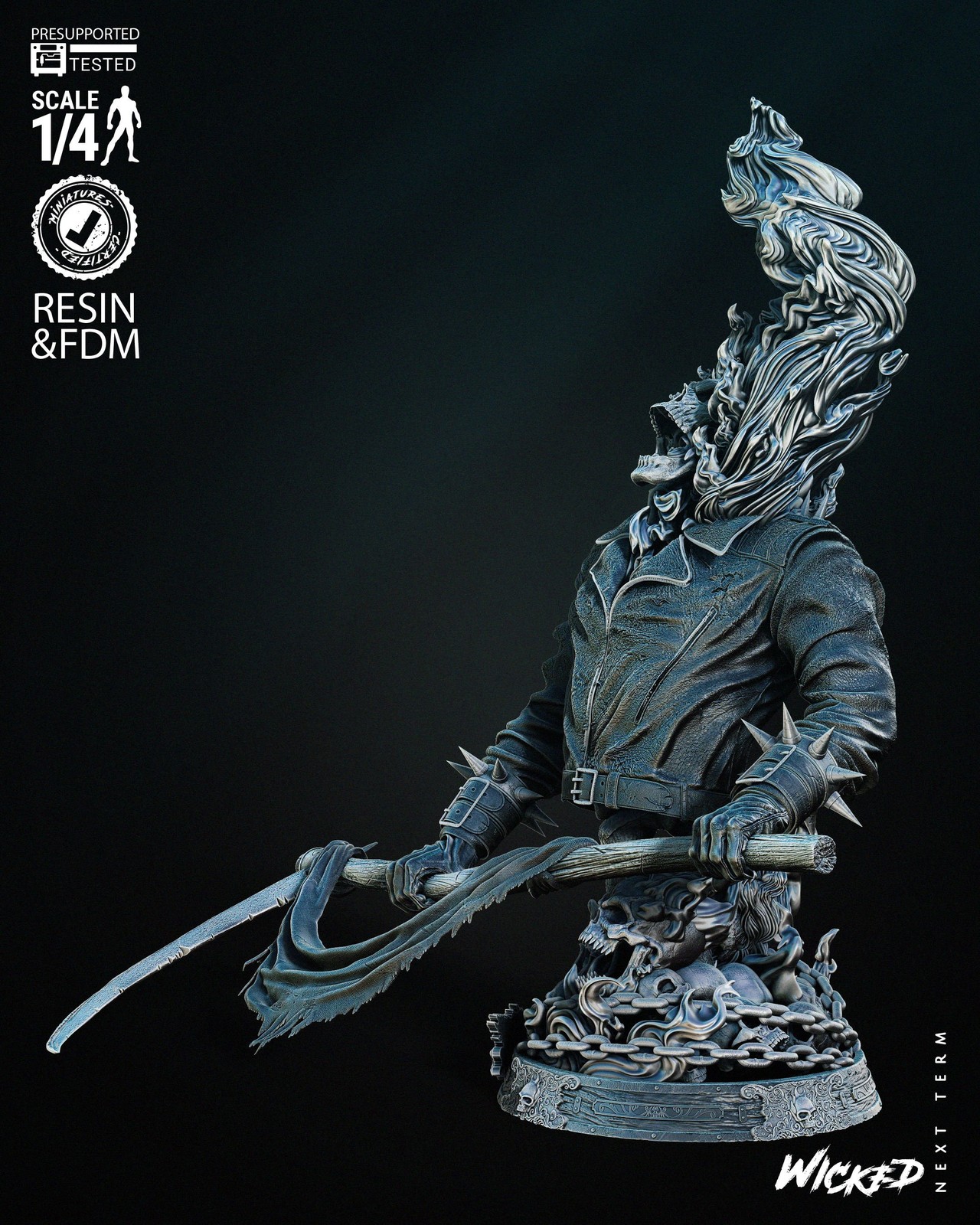 Marvel Ghost Rider 2024 Bust - Image 4