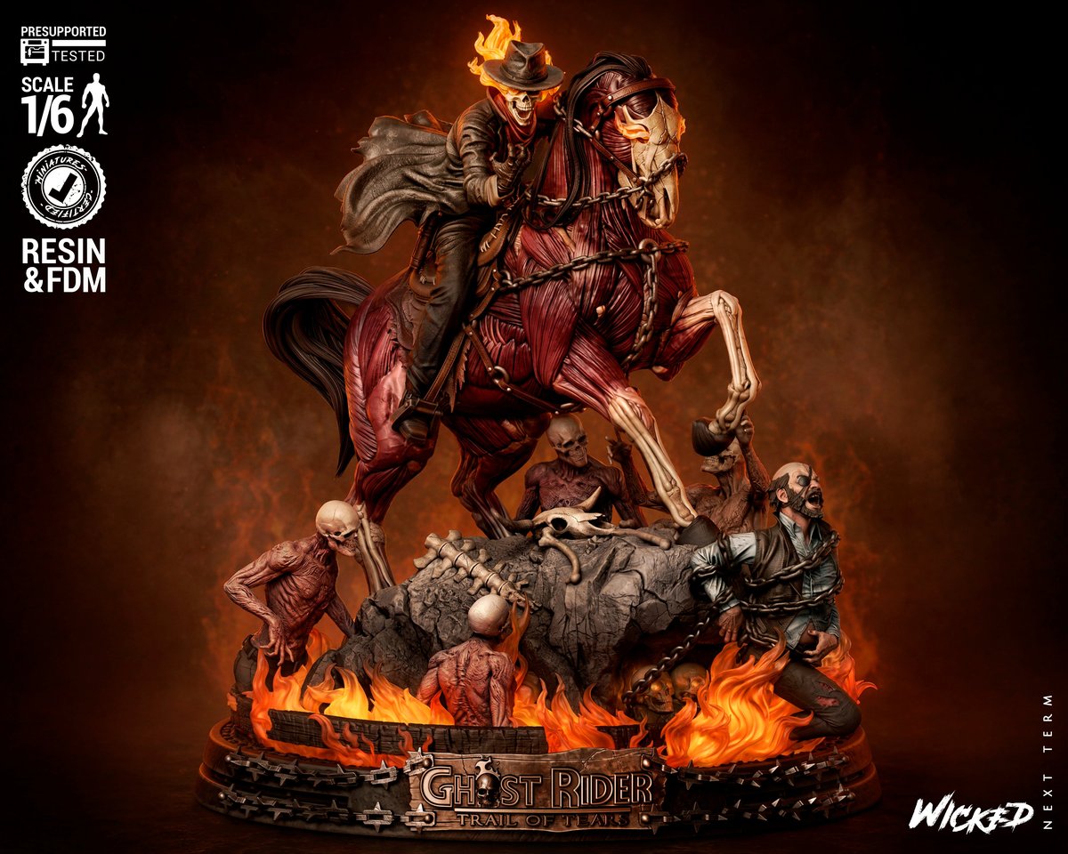 Ghost Rider Trail of Tears - Diorama (Marvel)