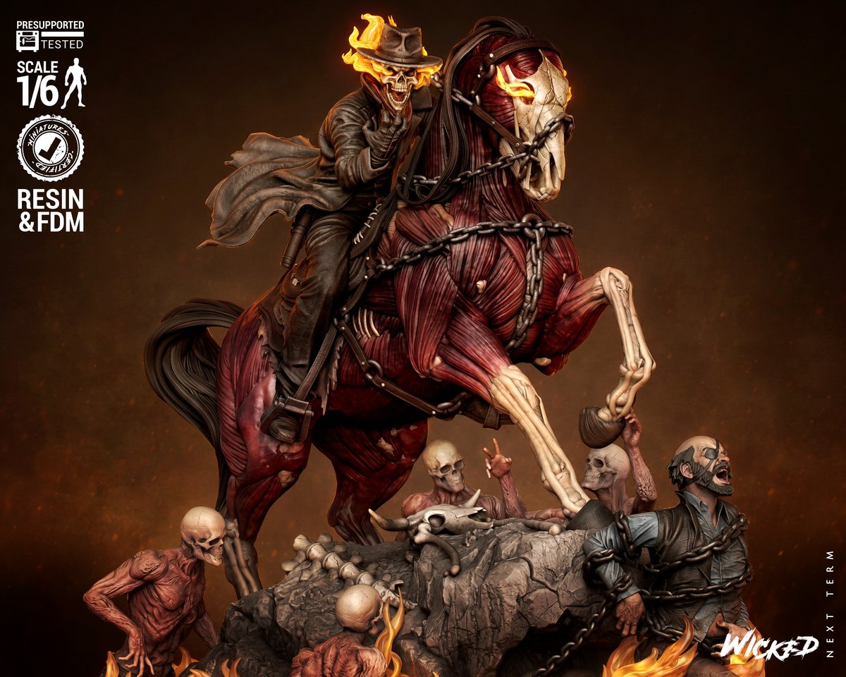 Marvel April 2026 Term Ghost Rider Billy Diorama - Image 2