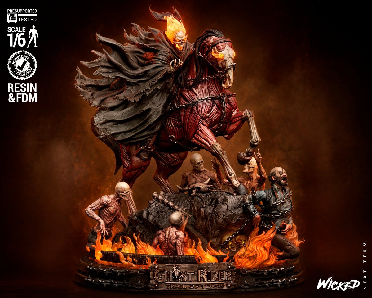 Ghost Rider Trail of Tears - Diorama (Marvel)