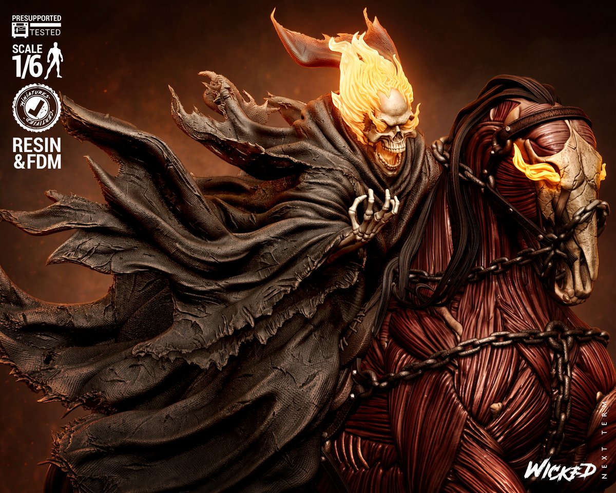Marvel April 2026 Term Ghost Rider Caleb Diorama - Image 3