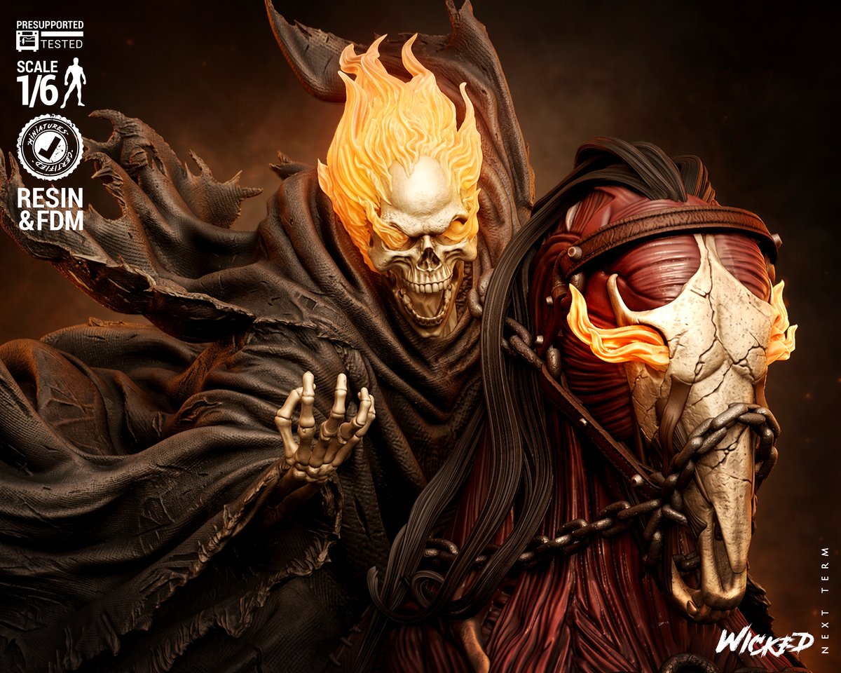 Marvel April 2026 Term Ghost Rider Caleb Diorama - Image 4