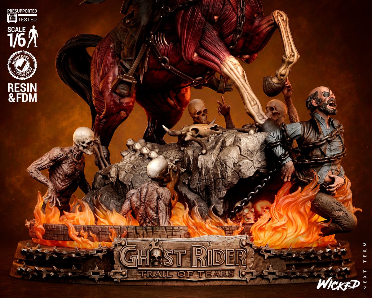 Marvel April 2026 Term Ghost Rider Caleb Diorama - Image 5