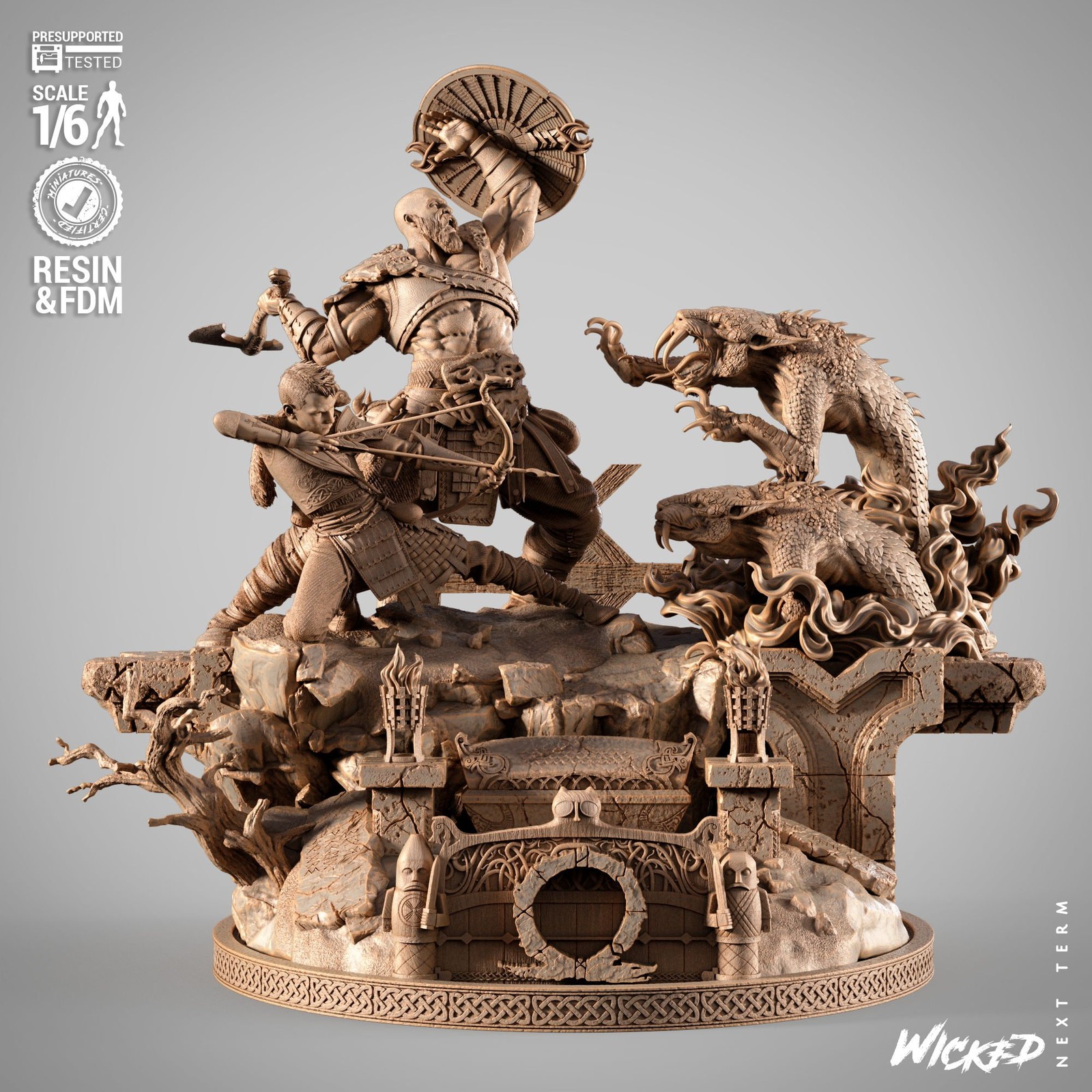 God of War 4 Diorama