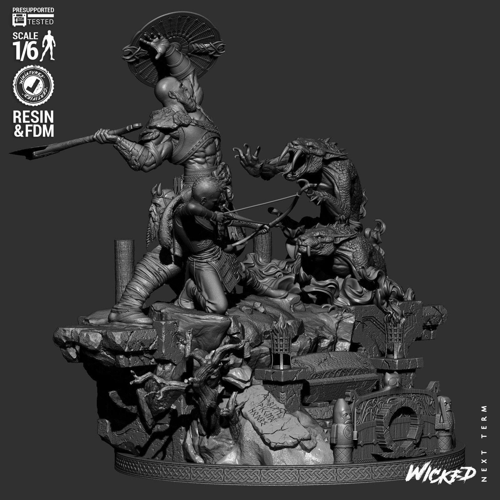 God of War 4 Diorama - Image 5