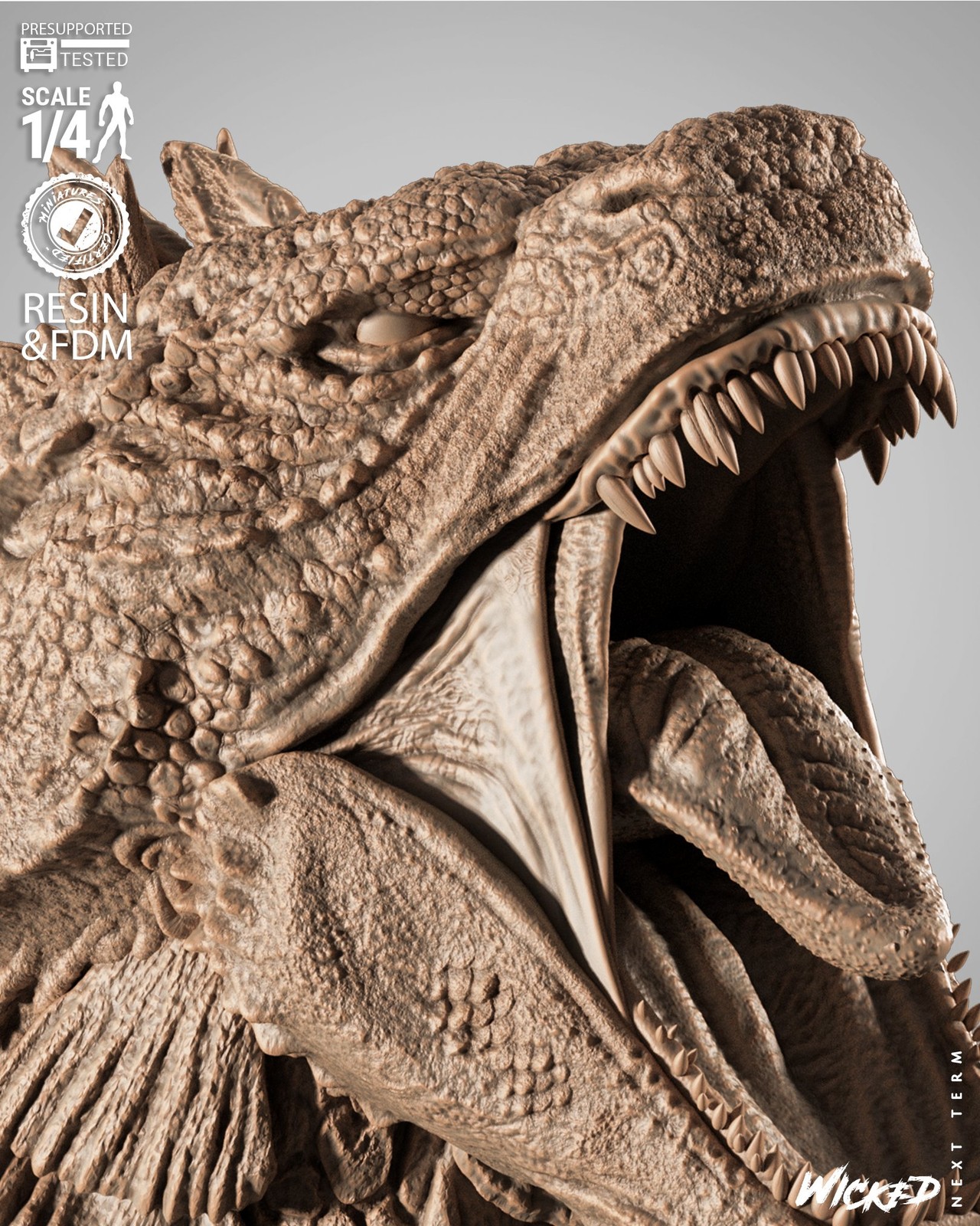 Godzilla Portrait Bust - Image 3