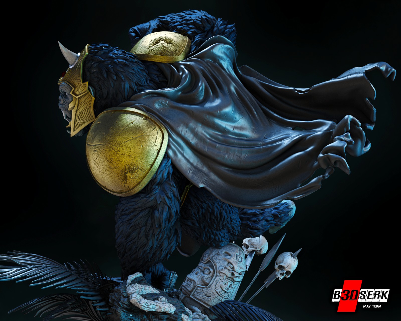 Gorilla Grood Sculpture 1/6 Scale - Image 4