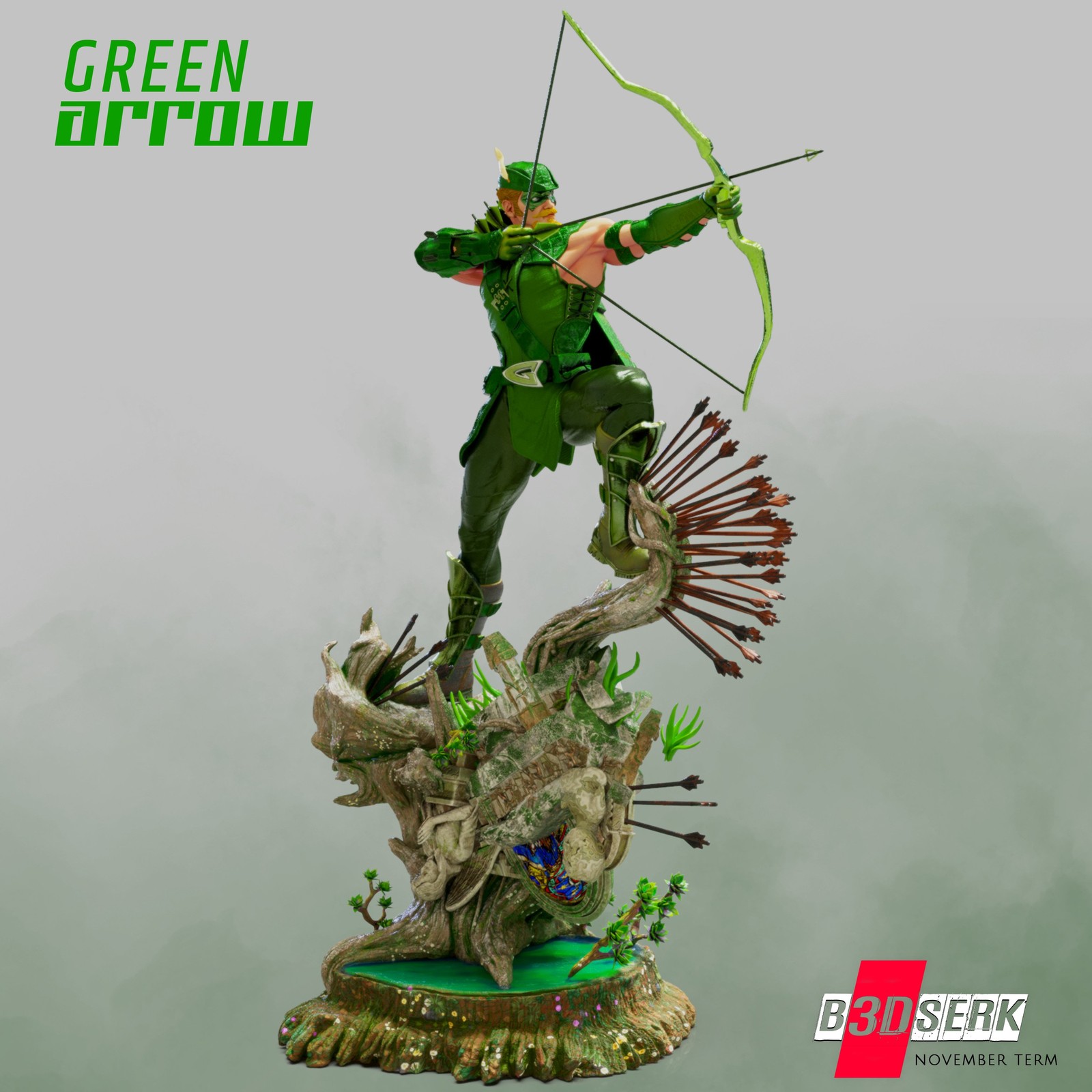DC Comics Green Arrow Sculpture