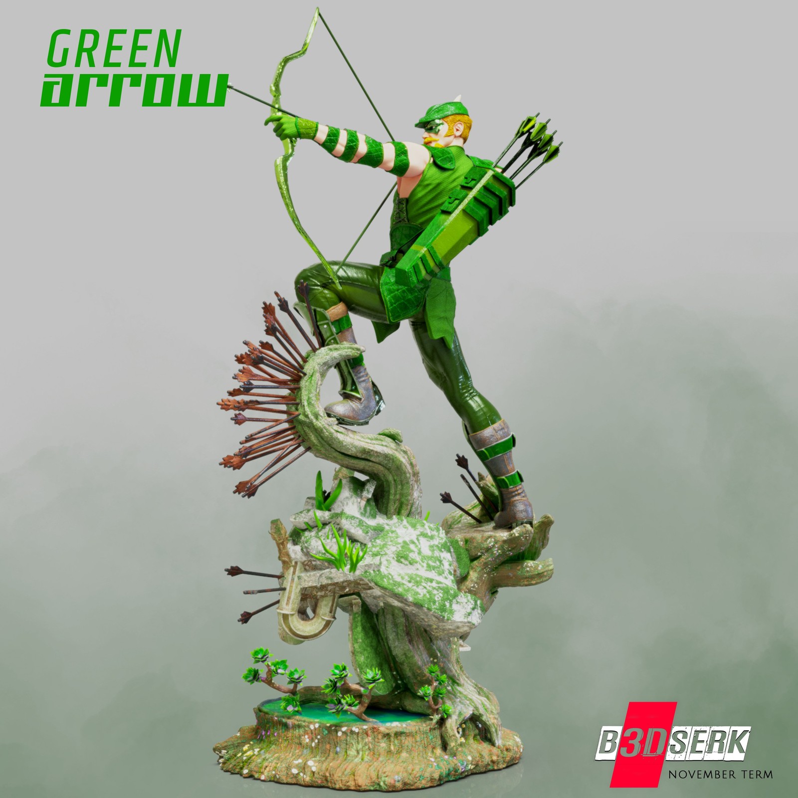 DC Comics Green Arrow Sculpture - Image 2