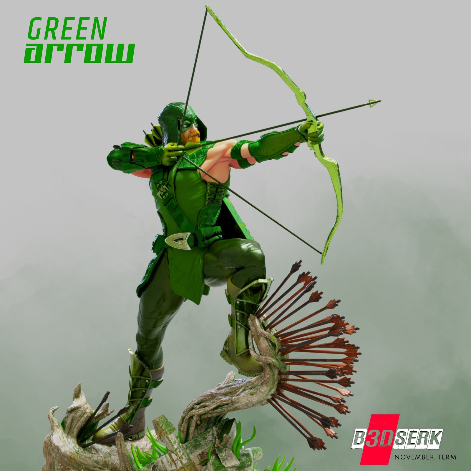 DC Comics Green Arrow Sculpture - Image 4