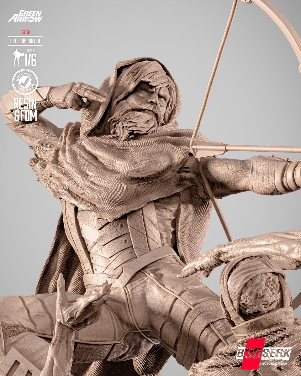 October Term 2025 Green Arrow Vampire Hunter Sculpture - Image 3