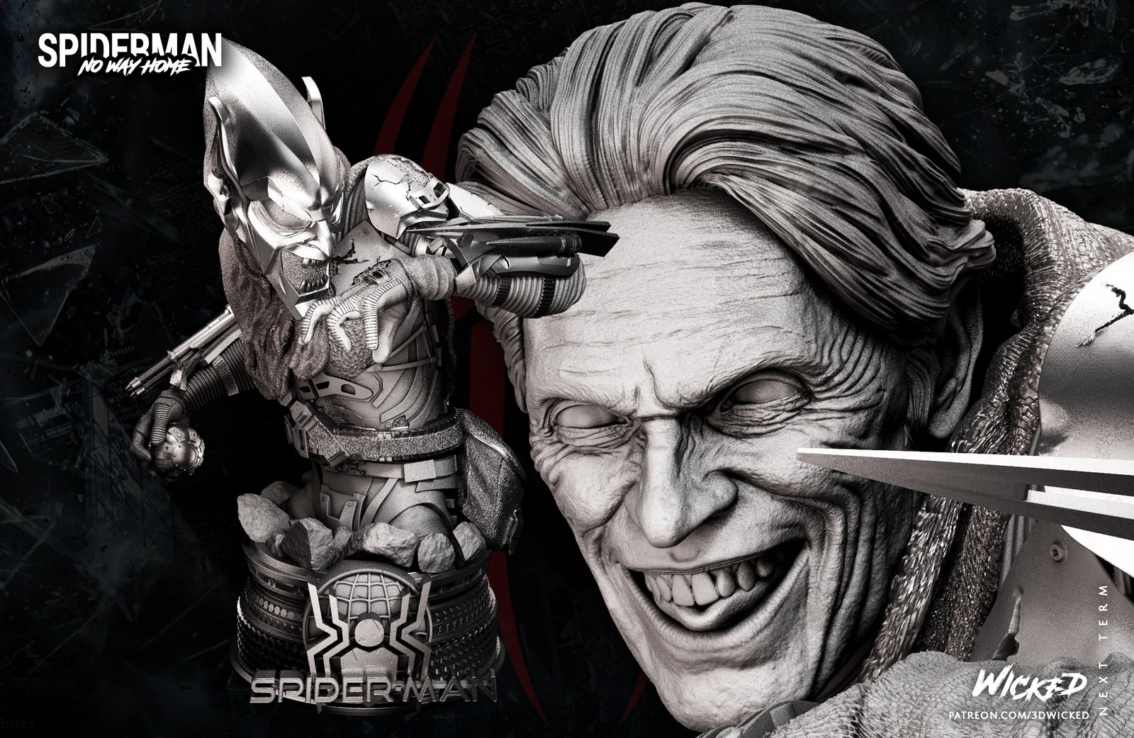 Green Goblin No Way Home - Bust (Marvel)