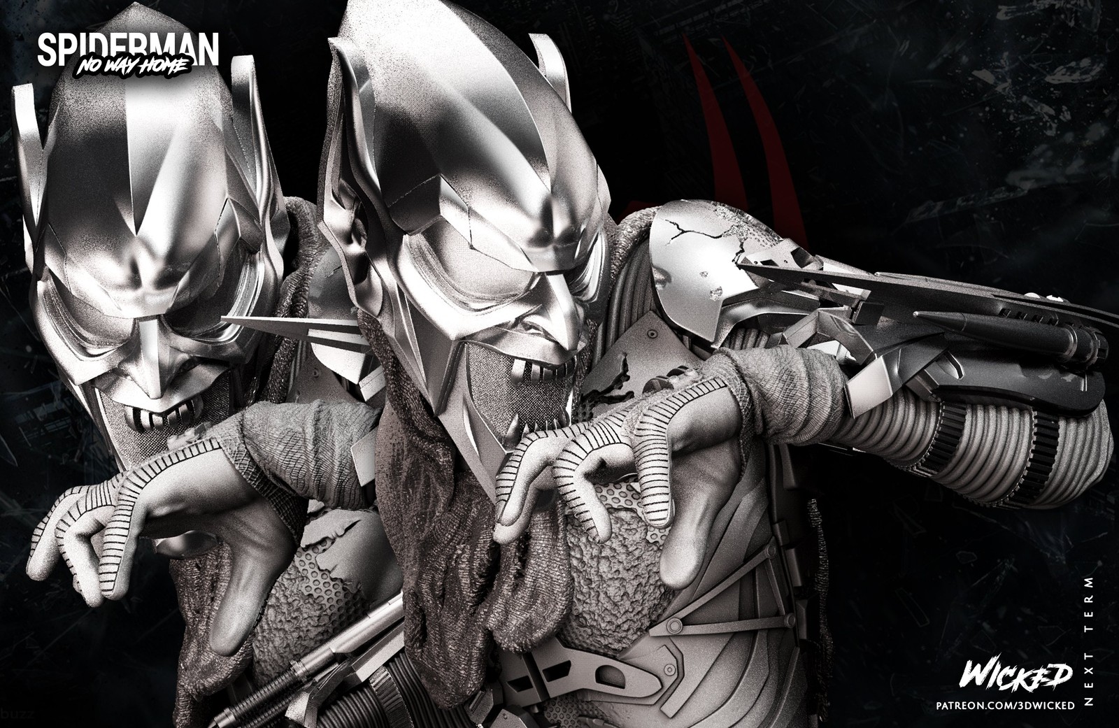 Marvel Green Goblin Bust - Image 4