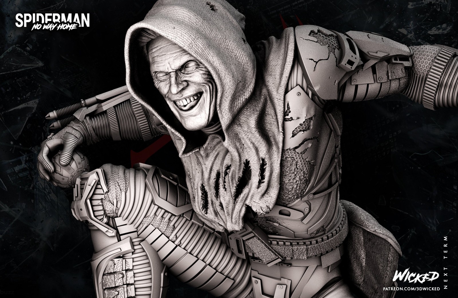 Marvel Green Goblin Sculpture - Image 4