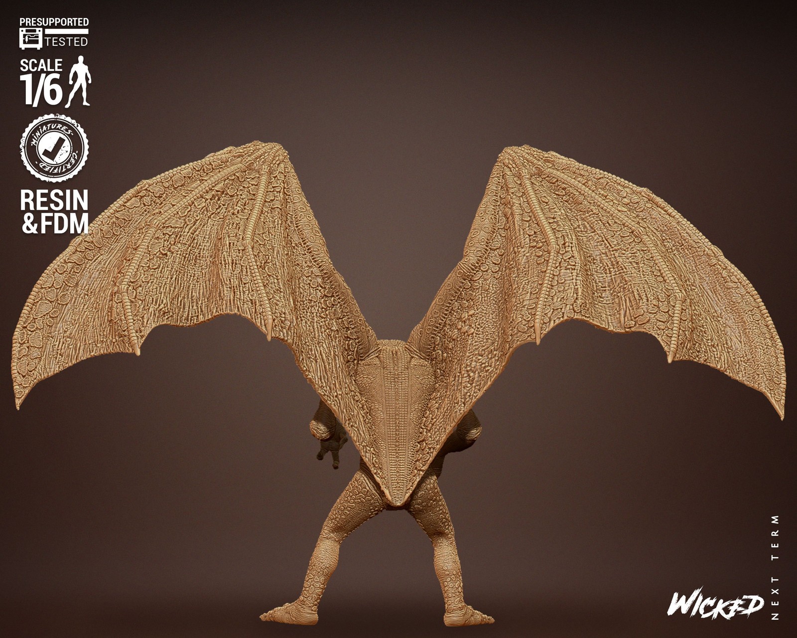 Gremlins Bat Sculpture - Image 3