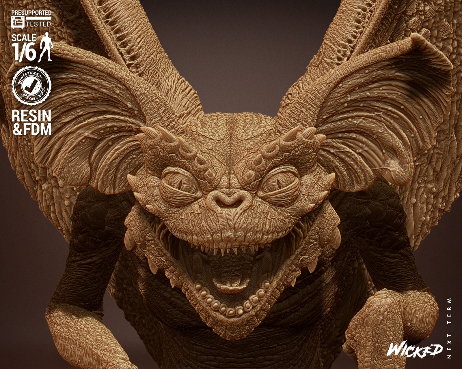 Gremlins Bat Sculpture - Image 5