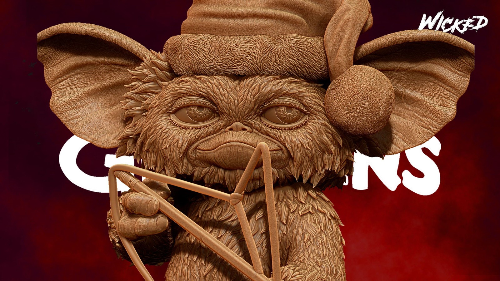 Gremlins Gizmo Sculpture