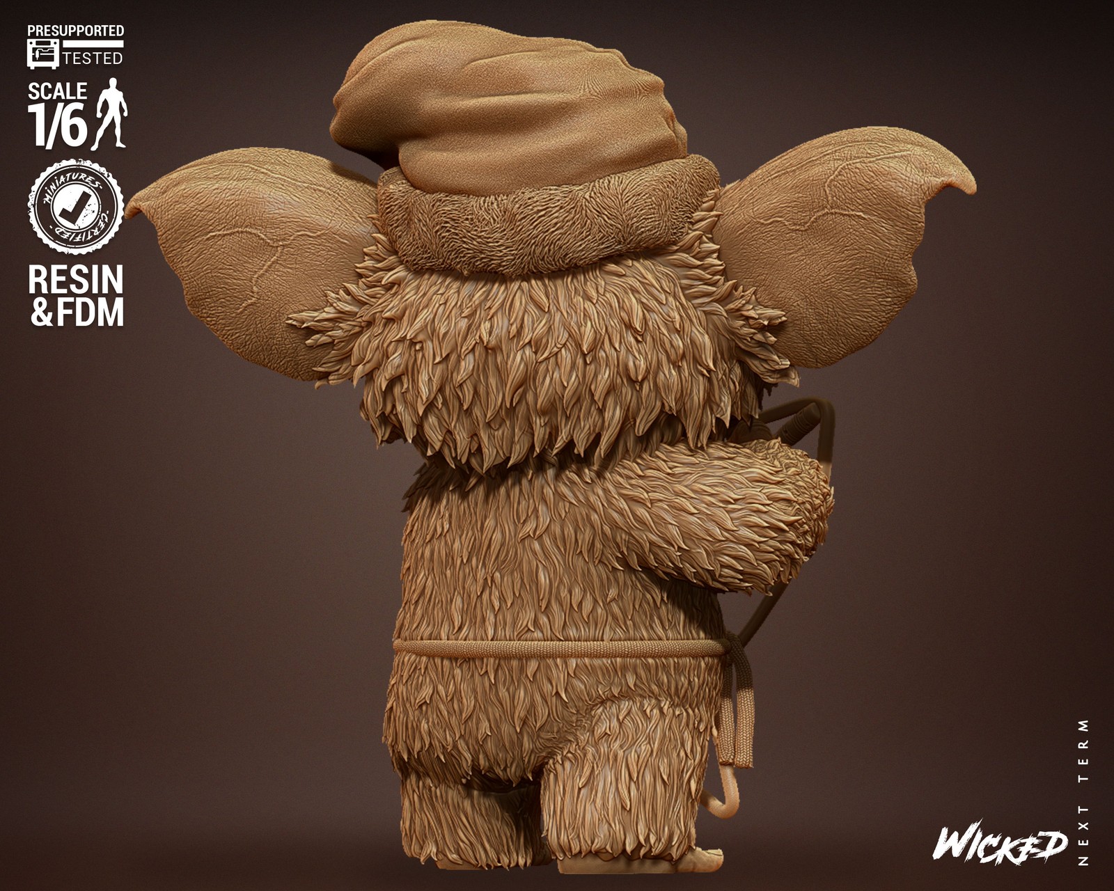 Gremlins Gizmo Sculpture - Image 3