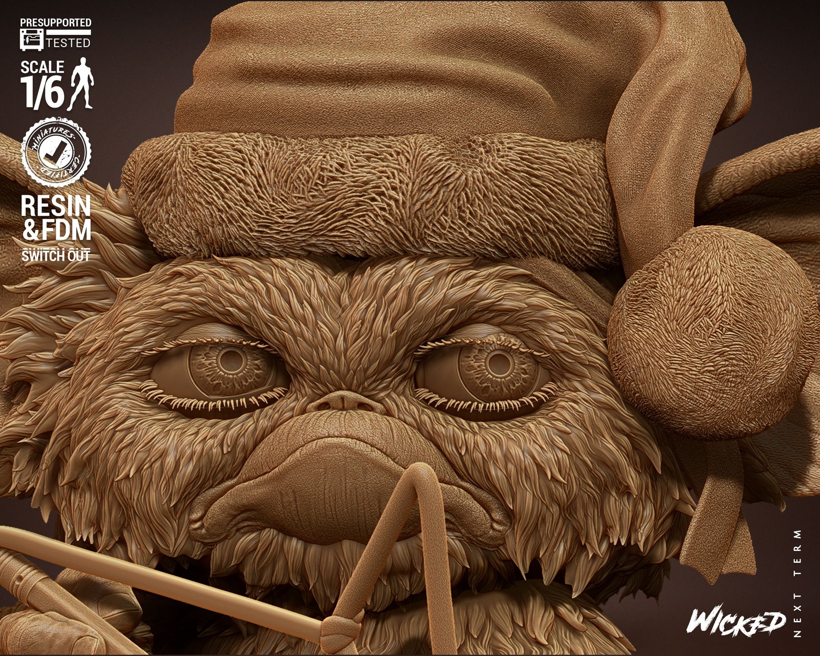 Gremlins Gizmo Sculpture - Image 4