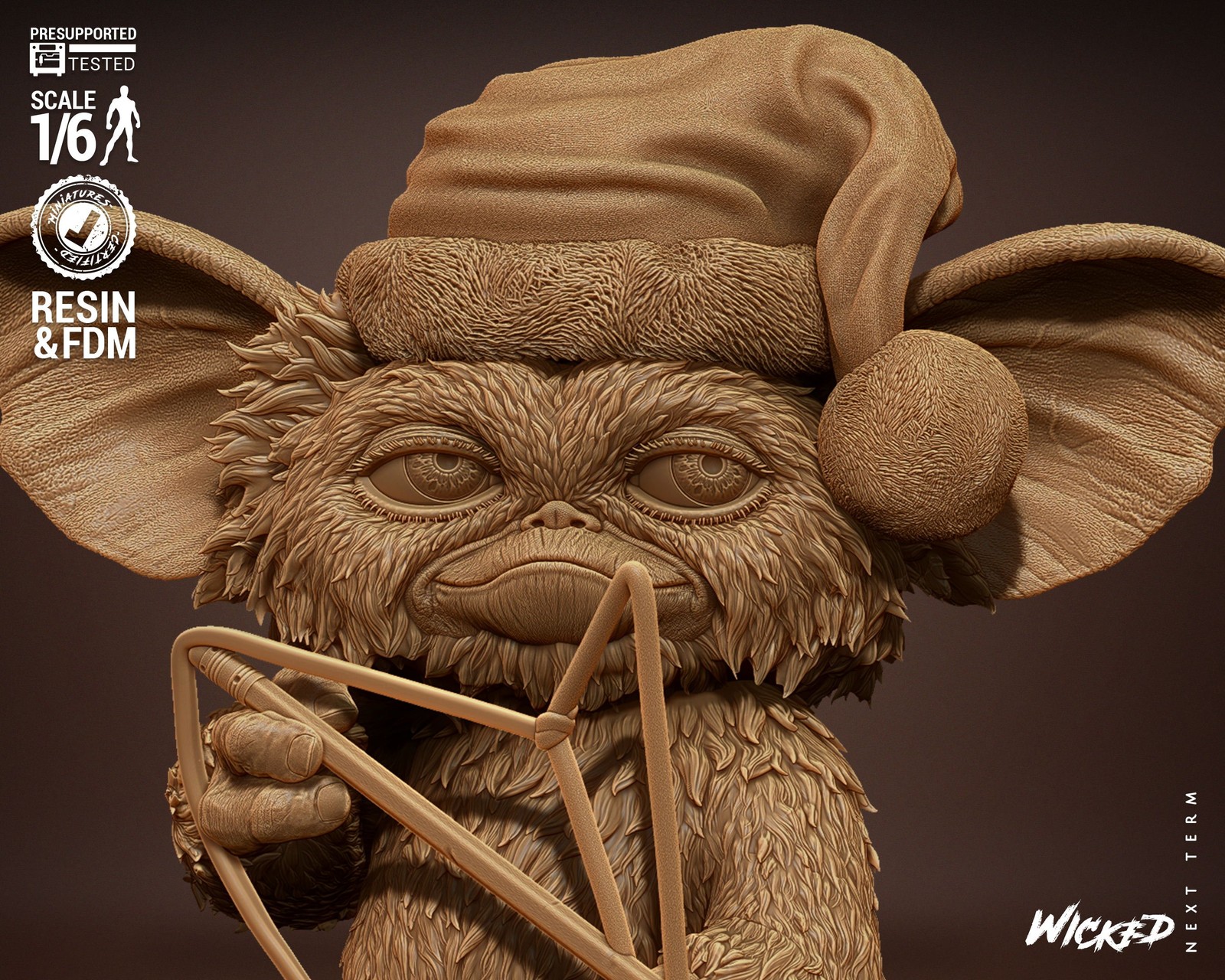 Gremlins Gizmo Sculpture - Image 5