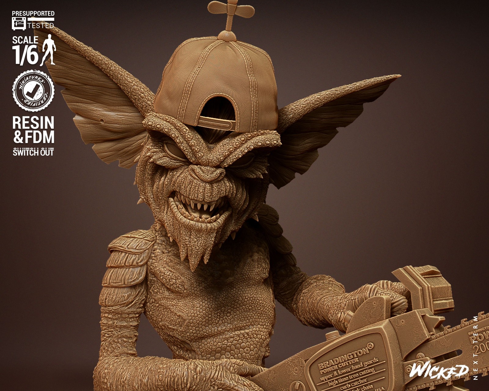 Gremlins Stripe Sculpture - Image 5