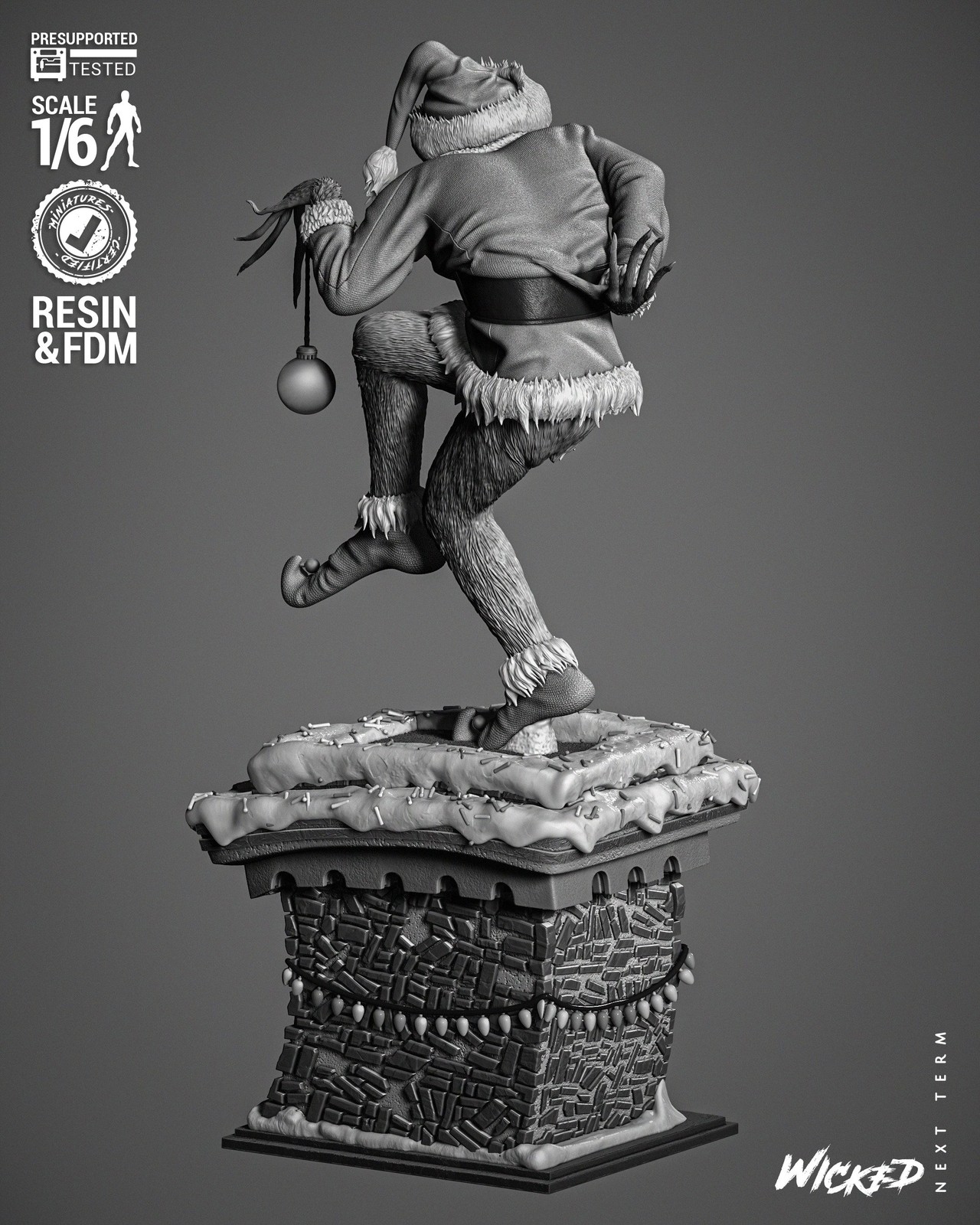 Grinch (Jim Carrey) Sculpture - Image 4