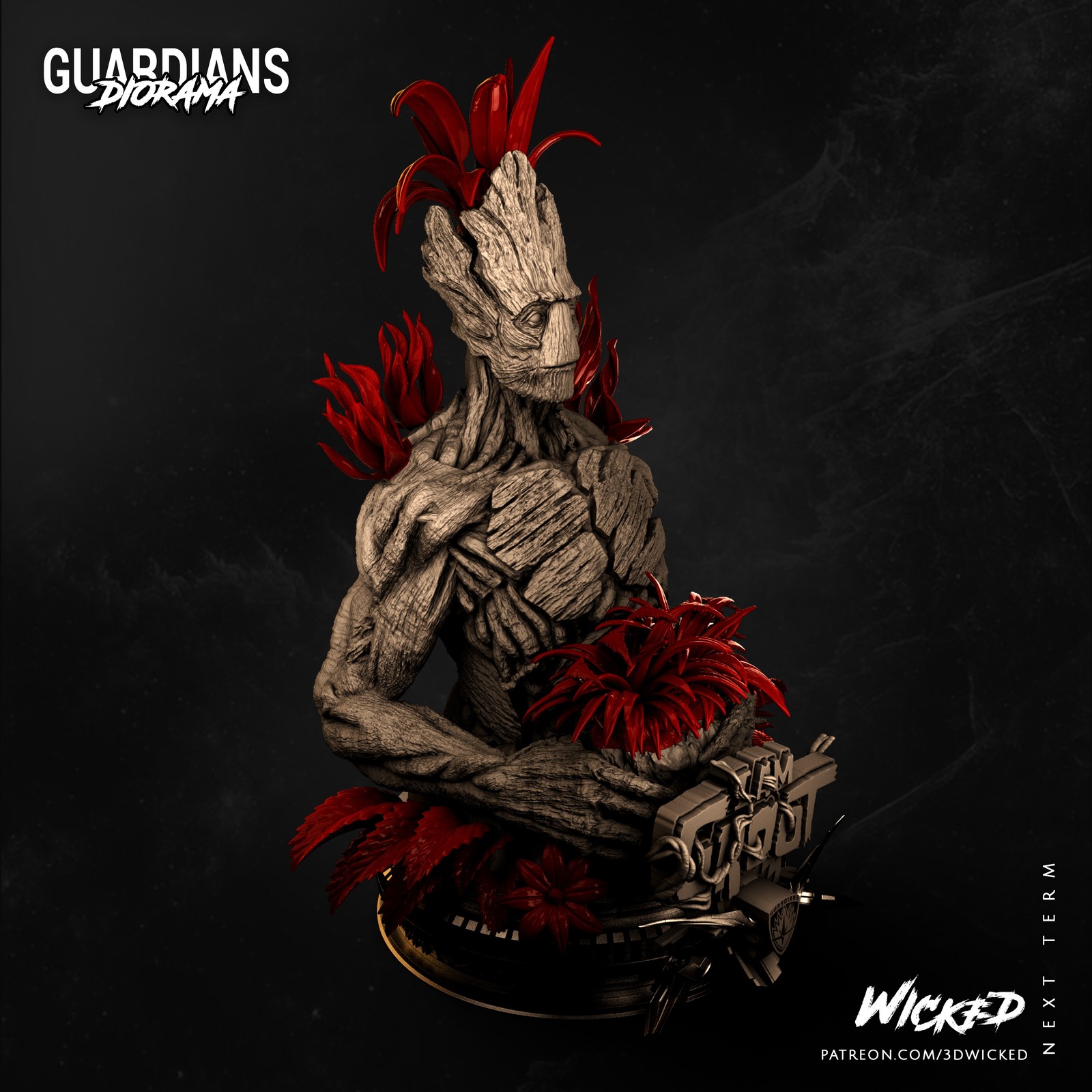 Groot Meditating - Bust (Marvel) - Image 2