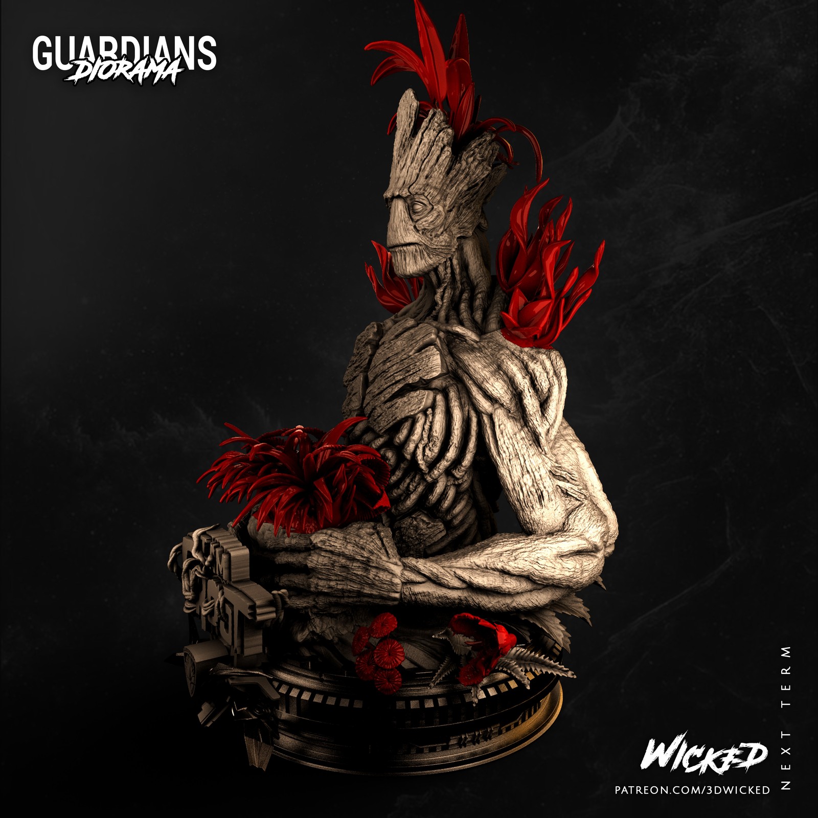 Groot Meditating - Bust (Marvel) - Image 3