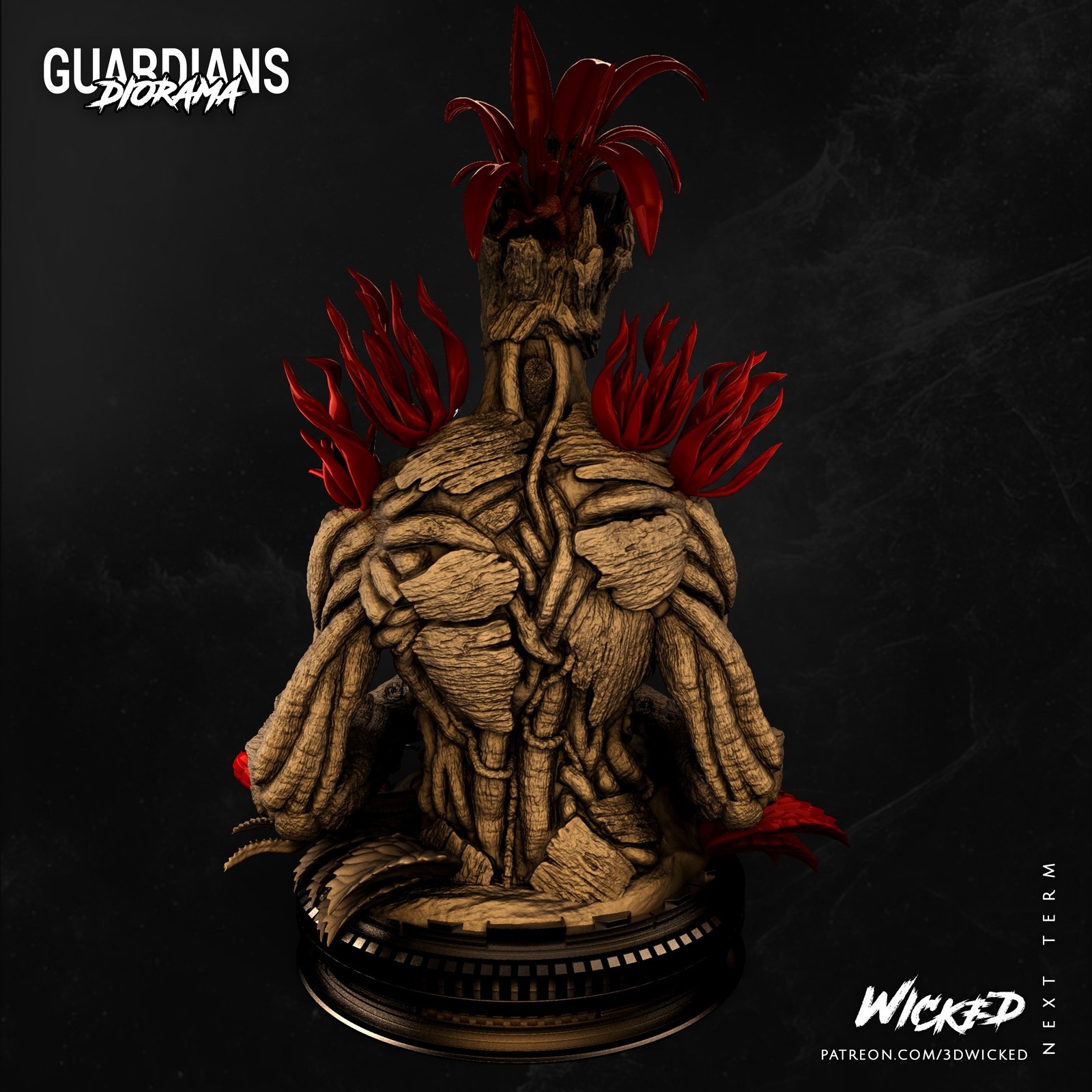 Groot Meditating - Bust (Marvel) - Image 4