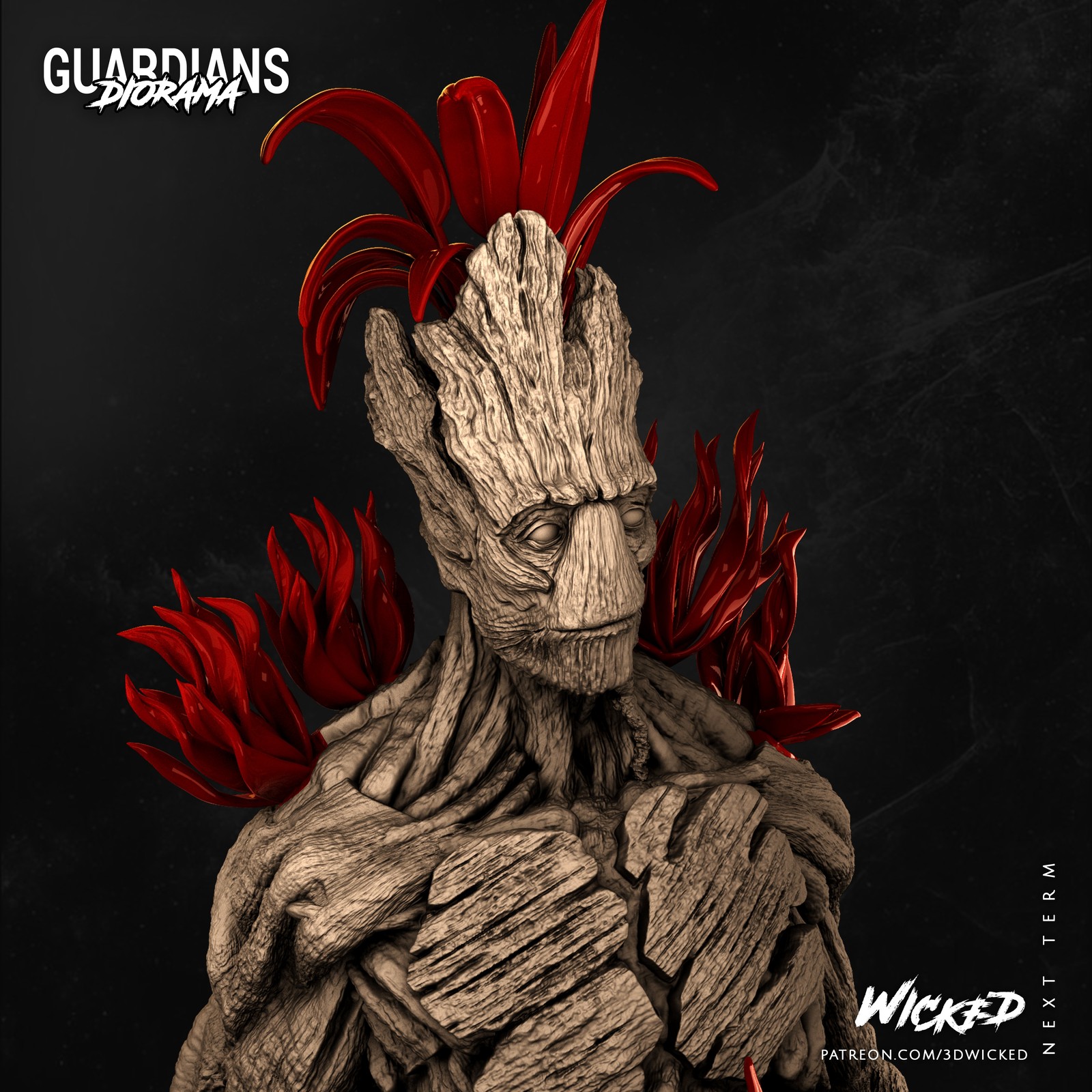 Groot Meditating - Bust (Marvel) - Image 5