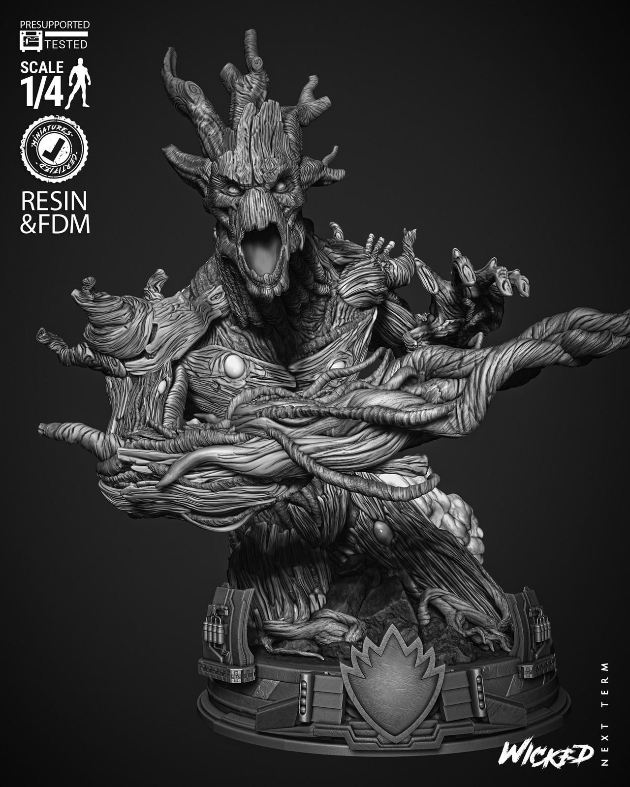 Marvel Groot Comic Version Bust
