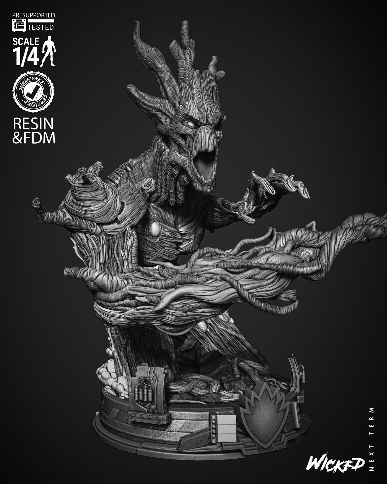 Marvel Groot Comic Version Bust - Image 2
