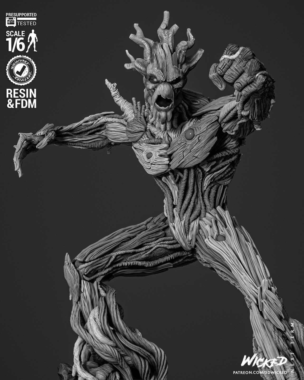Marvel Groot Comic Version Sculpture - Image 3