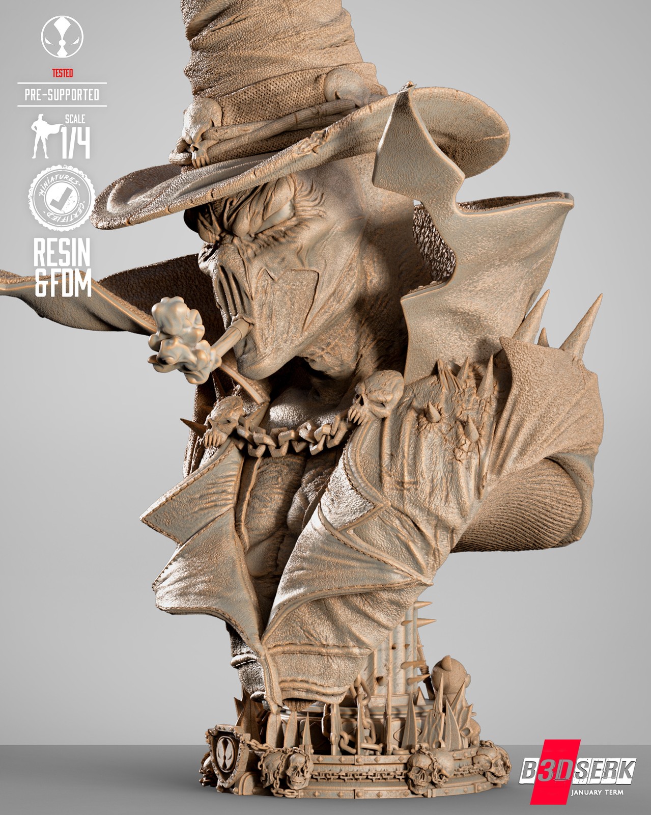 Gunslinger Spawn Portrait Bust - Image 3