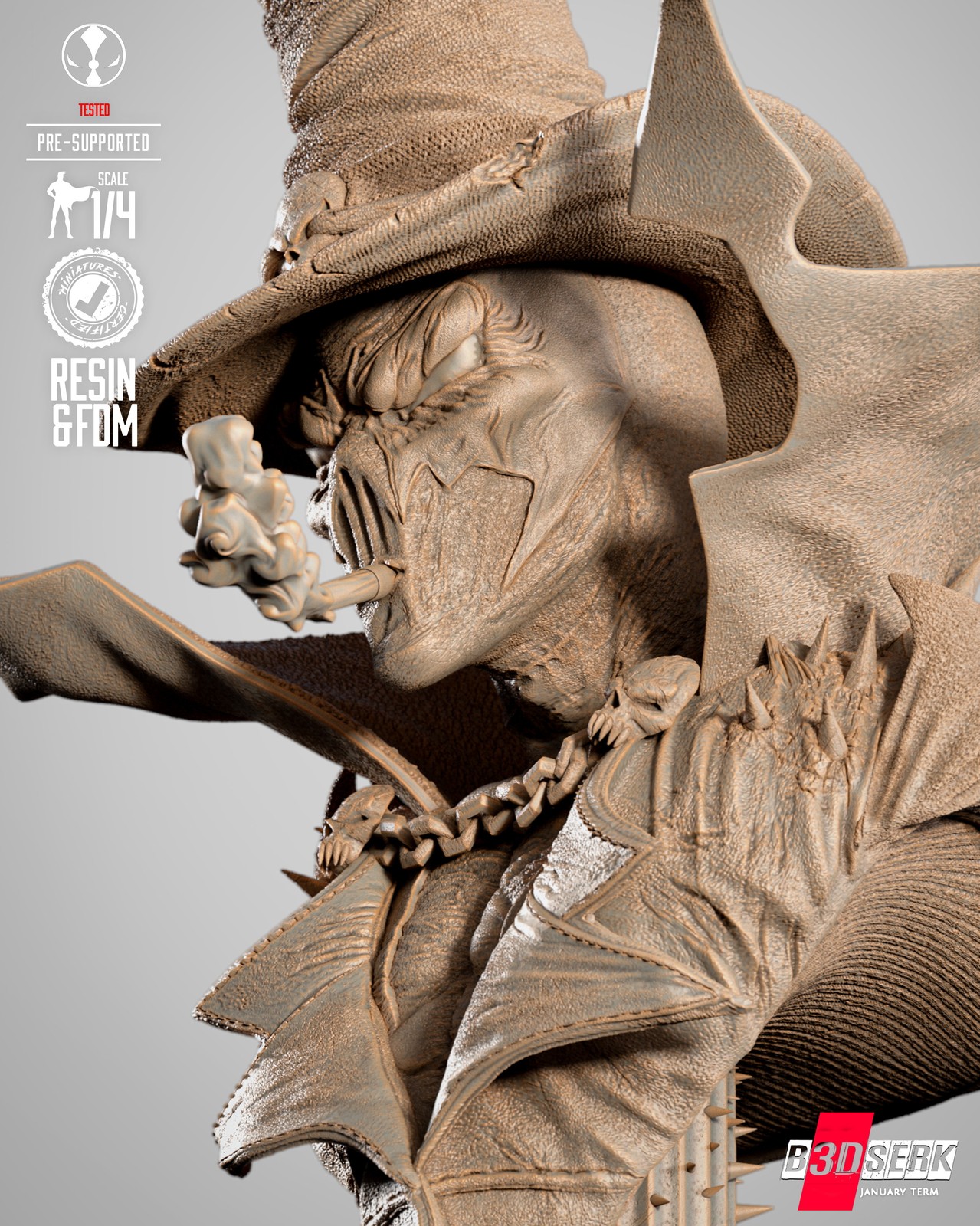 Gunslinger Spawn Portrait Bust - Image 4