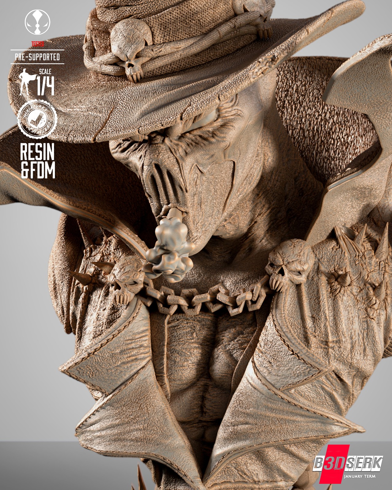 Gunslinger Spawn Portrait Bust - Image 5