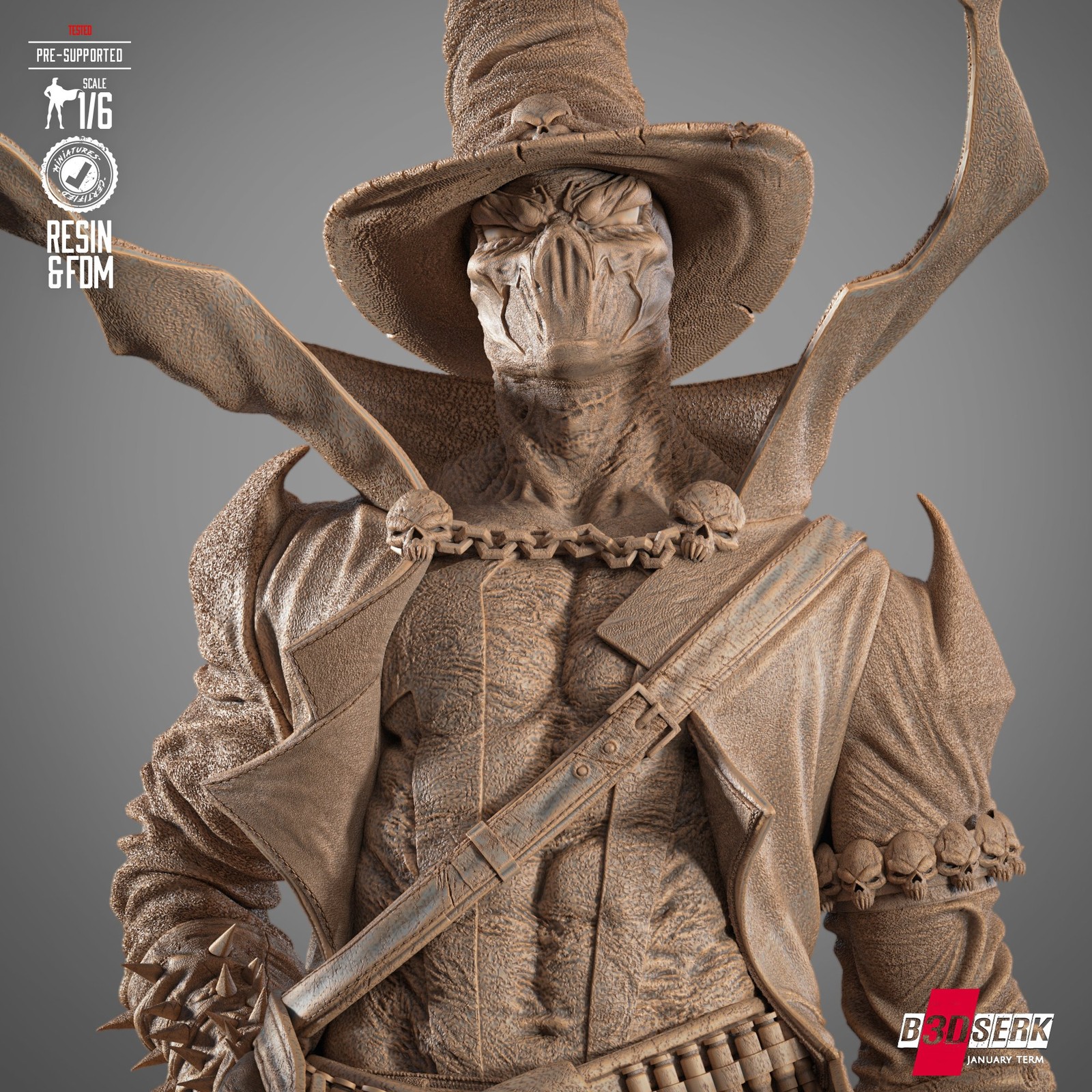 Gunslinger Spawn Sculpture - Image 3