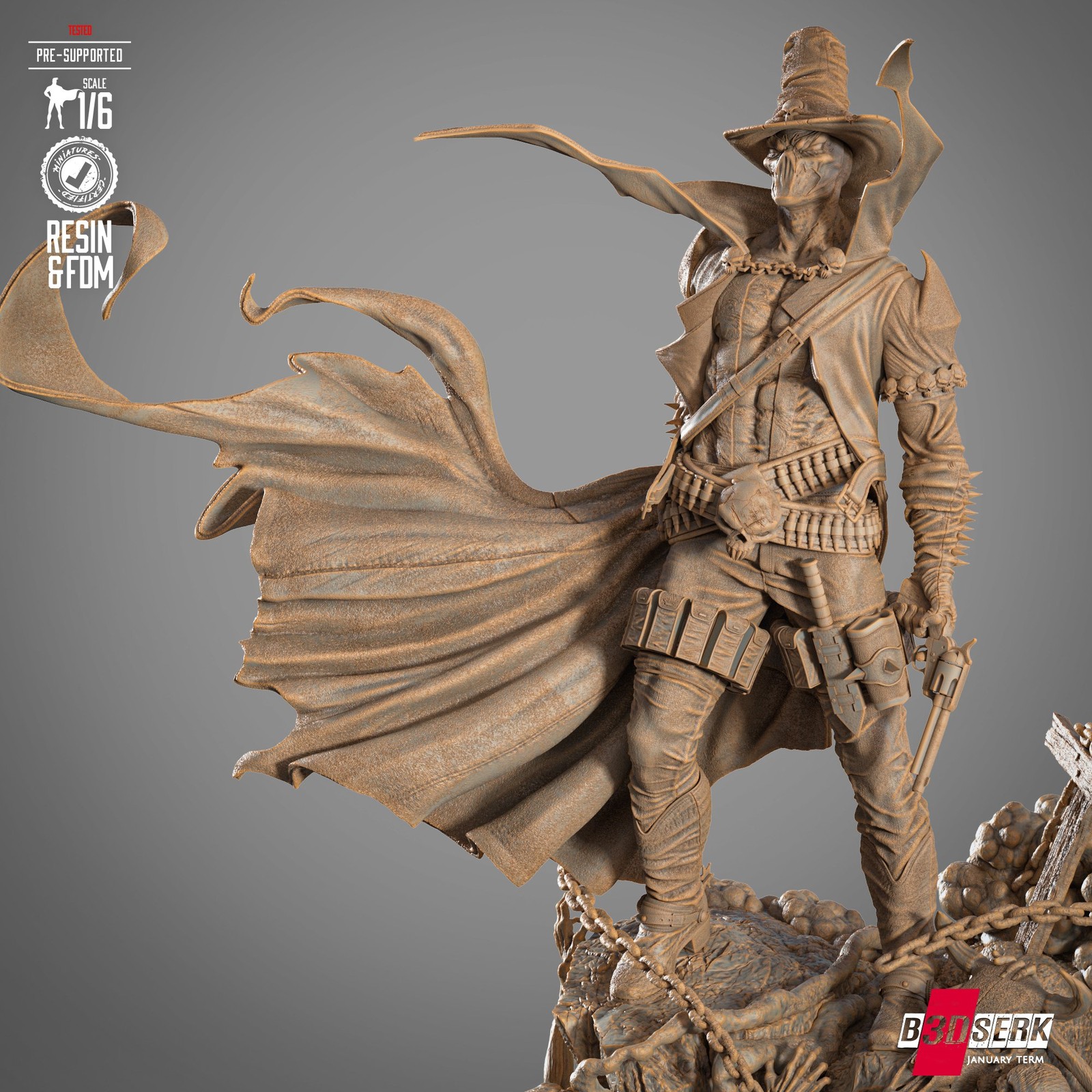 Gunslinger Spawn Sculpture - Image 5