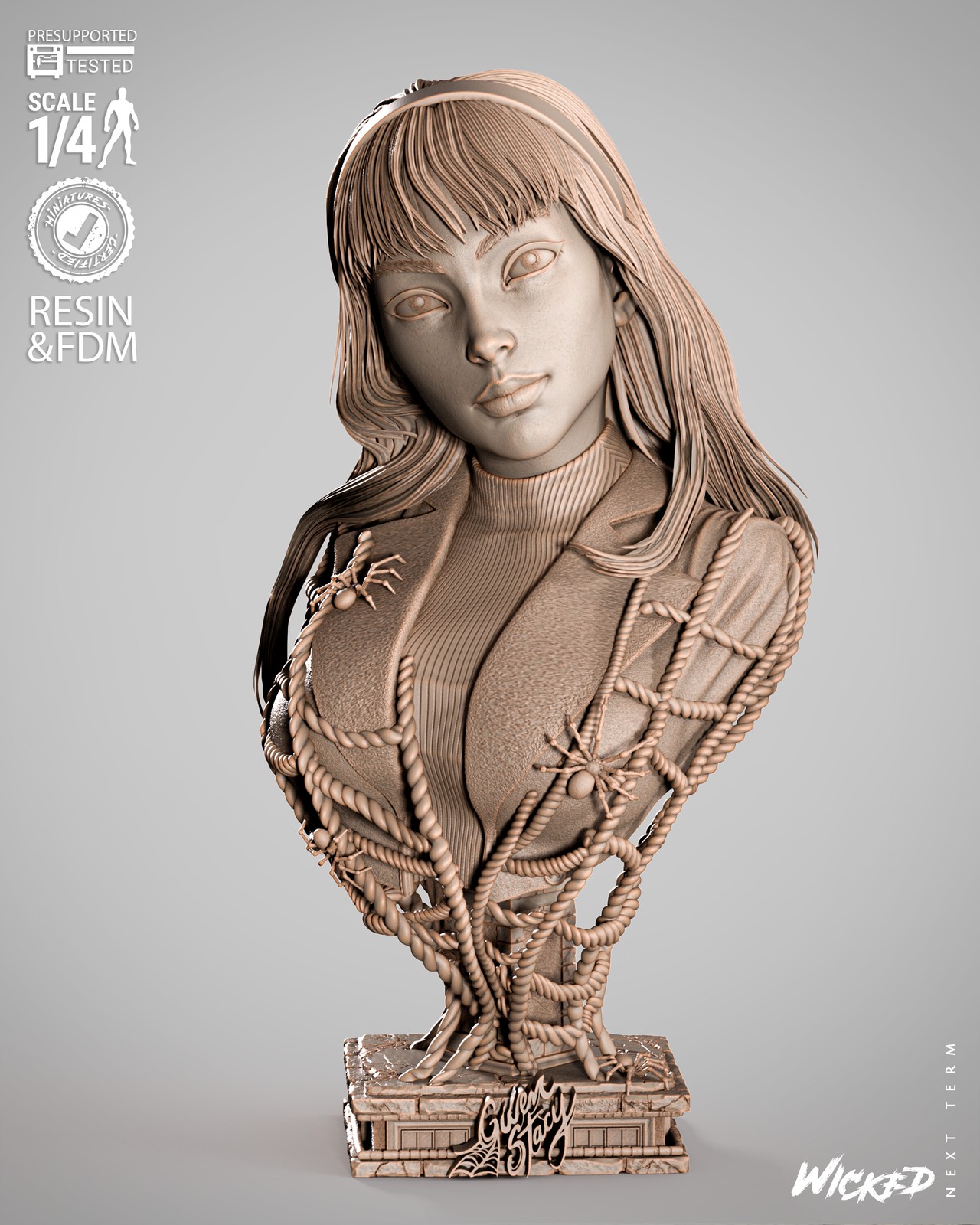 Marvel Gwen Stacy Portrait Bust