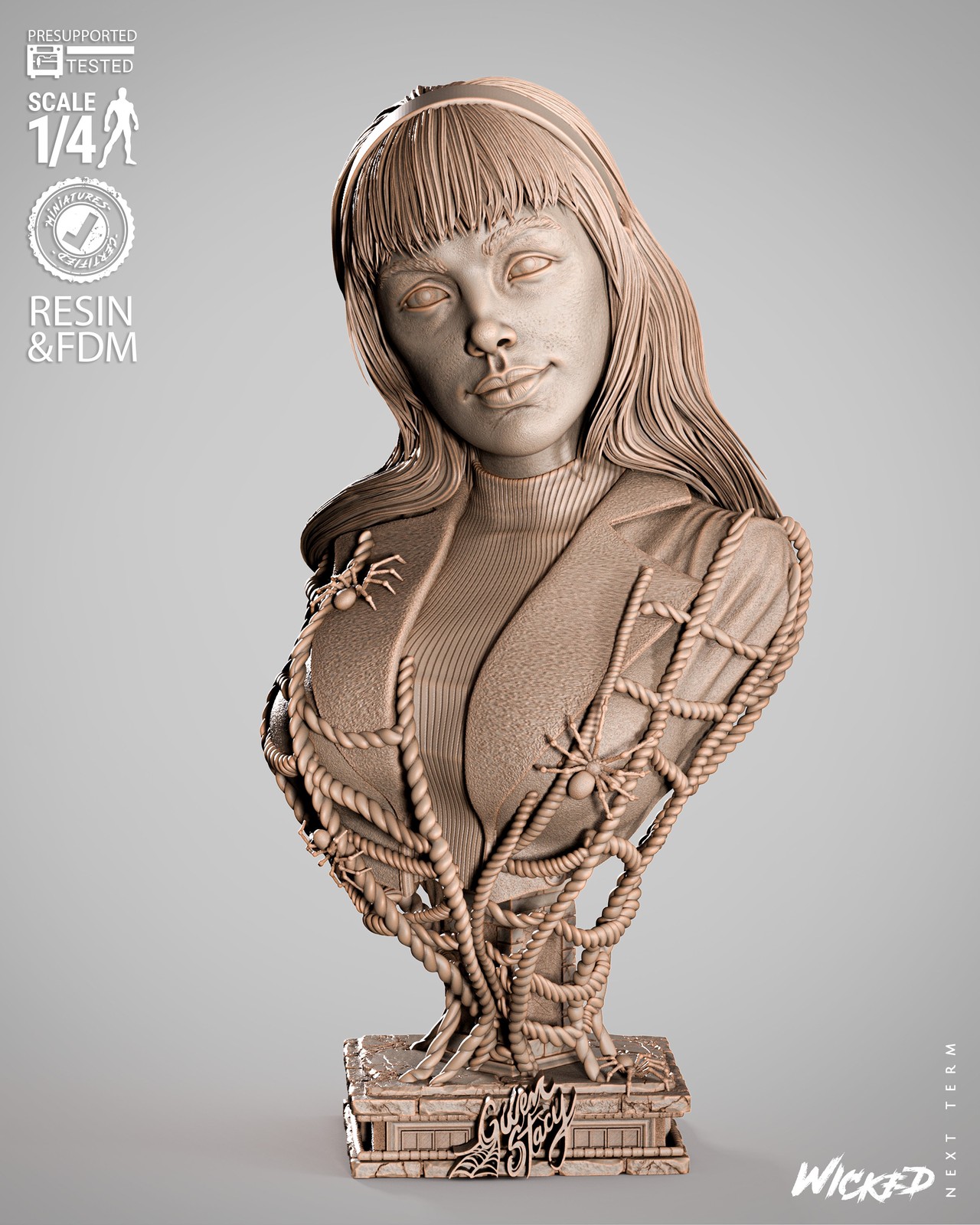 Marvel Gwen Stacy Portrait Bust - Image 2