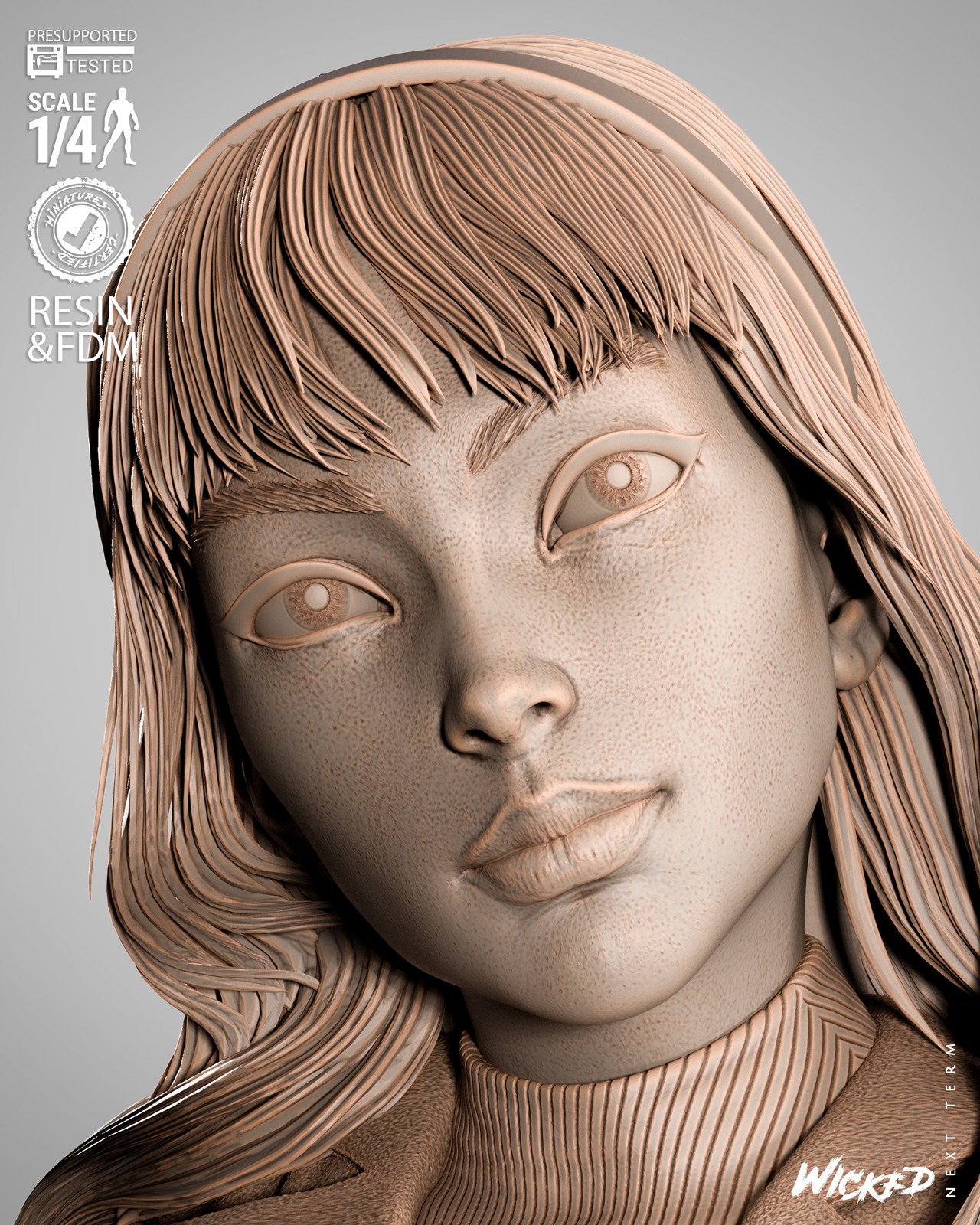 Marvel Gwen Stacy Portrait Bust - Image 3