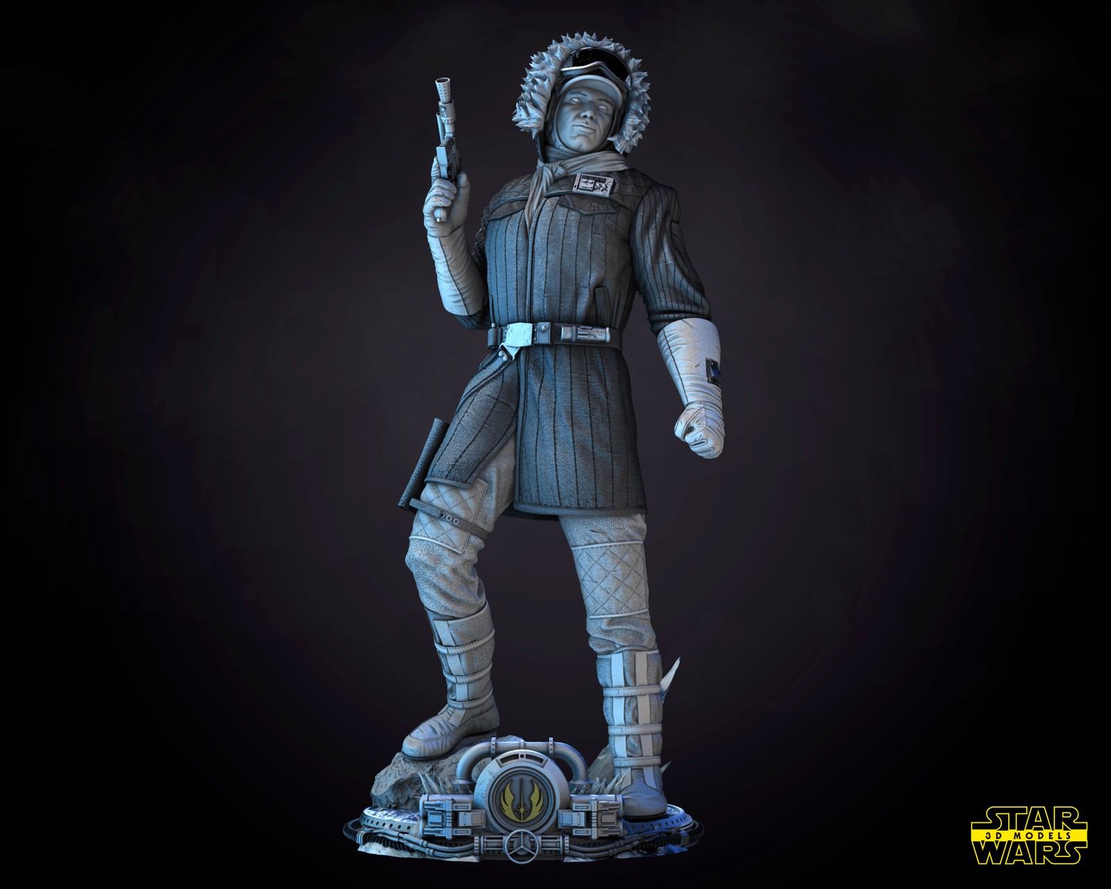Han Solo Snowsuit Sculpture - Image 2