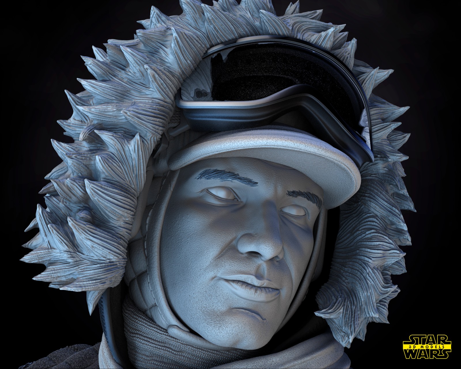 Han Solo Snowsuit Sculpture - Image 4
