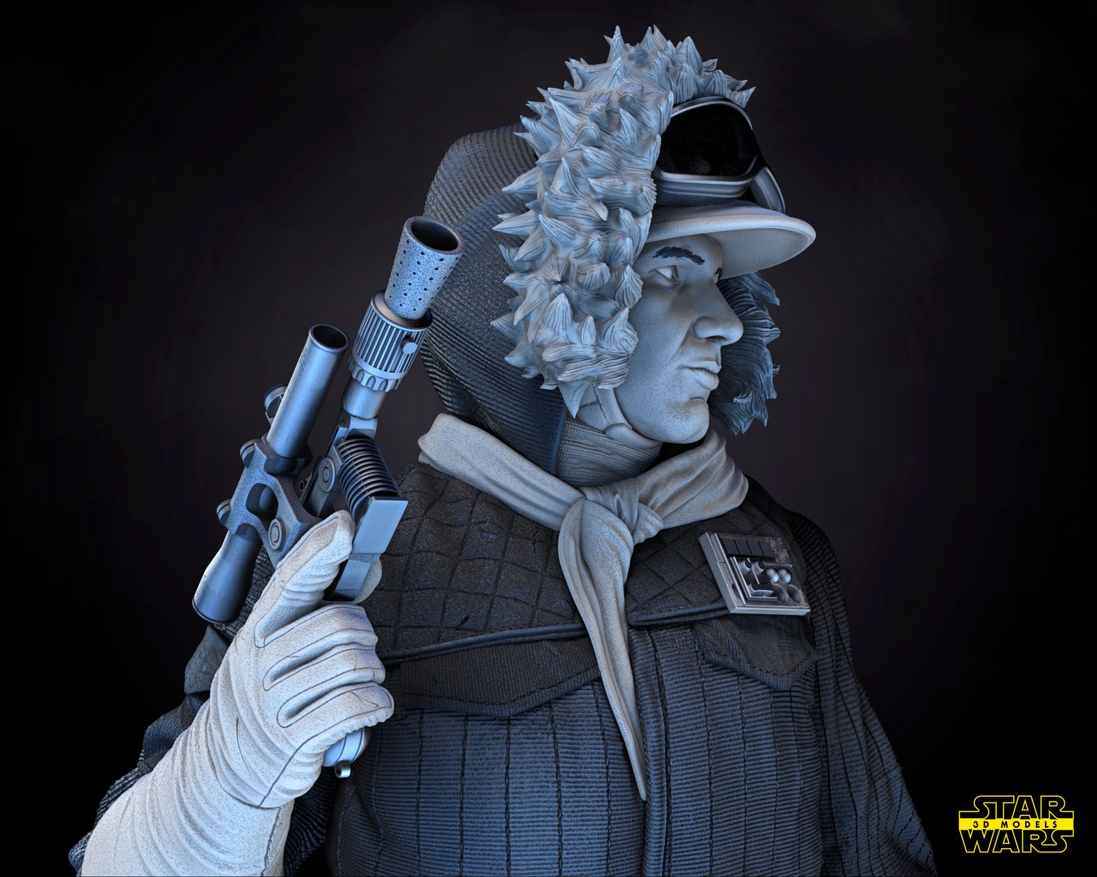 Han Solo Snowsuit Sculpture - Image 5